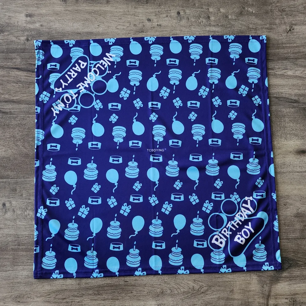Dog Birthday Boy Welcome To My Party Bandana OSFM